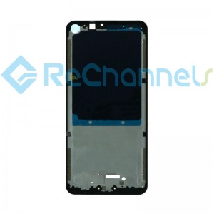 For Xiaomi Redmi Note 9 Front Housing Replacement - Black - Grade S+