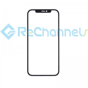 For Apple iPhone 13 Mini 5.4" Glass Lens Replacement - Black - Grade S