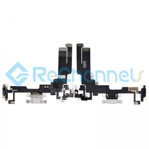 For Apple iPhone 14 Charging Port Flex Cable Replacement - Purple - Grade S+