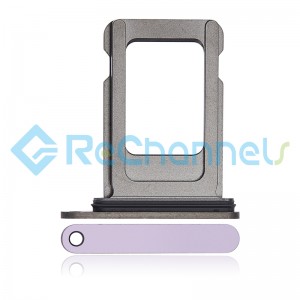 For Apple iPhone 14 Pro/14 Pro Max SIM Card Tray Replacement (Single SIM) - Purple - Grade S+
