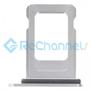 For Apple iPhone 14 Pro/14 Pro Max SIM Card Tray Replacement (Single SIM) - Silver - Grade S+