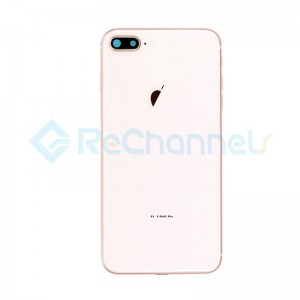 For Apple iPhone 8 Plus Rear Housing Assembly with Battery Door Replacement - Gold - Grade S