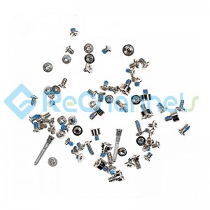 For Apple iPhone XS Screw Set  Replacement  -Silver- Grade S+