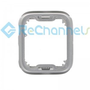 For Apple Watch Series 6 44mm Middle Frame Replacement - White - Grade S+