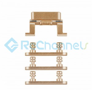 For Apple iPhone 7 Side Keys Replacement (4 pcs/set) - Gold - Grade S+