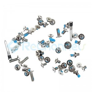 For Apple iPhone X  Screw Set  Replacement  -Silver-Grade S+
