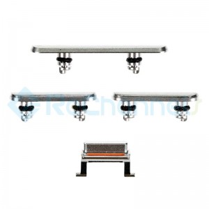 For Apple iPhone XS Side Buttons Set Replacement - Silver - Grade S+