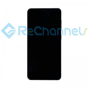 For Samsung Galaxy S21+ 5G LCD Screen and Digitizer Assembly with Frame Replacement - Black - Grade S+