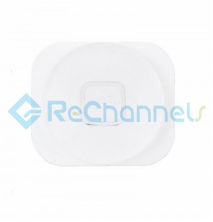 For Apple iPhone 5 Home Button Replacement - White - Grade S+