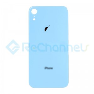 For Apple iPhone XR Battery Door Replacement - Blue - Grade S+