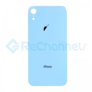 For Apple iPhone XR Battery Door Replacement - Blue - Grade S+