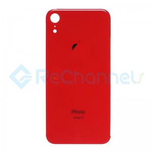 For Apple iPhone XR Battery Door Replacement - Red - Grade S+