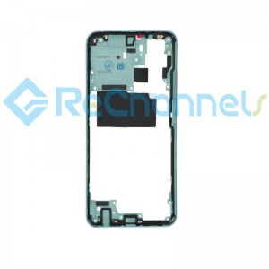 For Xiaomi Redmi Note 10 Middle Frame Replacement - Green - Grade S+