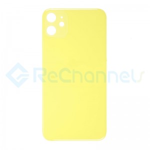 For Apple iPhone 11 Battery Door  Replacement - Yellow - Grade S