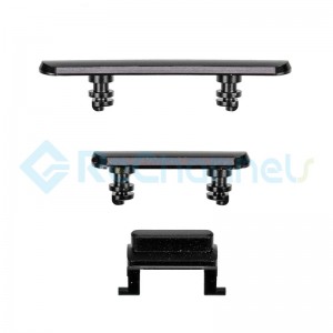 For Apple iPhone XR Side Buttons Set Replacement - Black- Grade S+