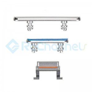 For Apple iPhone XR Side Buttons Set Replacement - White- Grade S+