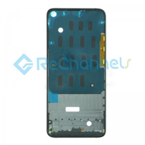 For Xiaomi MI 10T 5G/10T Pro 5G Front Housing Replacement - Black - Grade S+