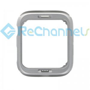 For Apple Watch SE 44mm Middle Frame Replacement - White - Grade S+
