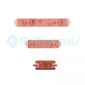 For Apple iPhone XR Side Buttons Set Replacement - Coral- Grade S+