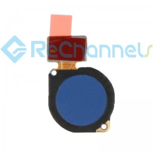 For Huawei P40 lite E/Y7p Fingerprint Sensor Flex Cable Replacement - Blue - Grade S+
