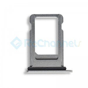 For Apple iPhone 8 Plus SIM Card Tray Replacement - Silver- Grade S+