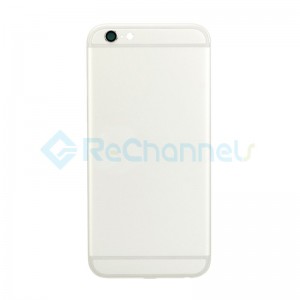 For Apple iPhone 6 Battery Door Replacement - Silver - Grade S