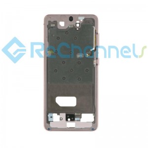 For Samsung Galaxy S21 5G Front Housing Replacement - Pink - Grade S+