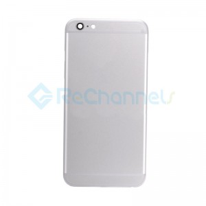 For Apple iPhone 6 Plus Battery Door Replacement - Silver - Grade S