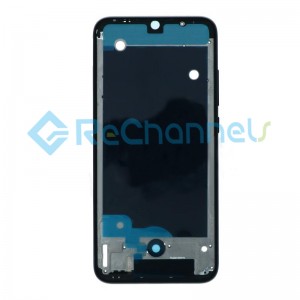 For Xiaomi Mi A3 Front Housing Replacement - Black - Grade S+