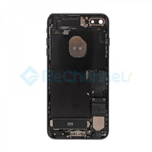 For Apple iPhone 7 Plus Rear Housing Assembly Replacement - Jet Black - Grade R