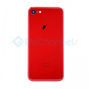 For Apple iPhone 8 Rear Housing with Battery Door Replacement - Red - Grade S