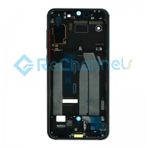 For Xiaomi MI 9 SE Front Housing Replacement - Black - Grade S+