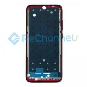 For Xiaomi Redmi Note 7 Front Housing Replacement - Red - Grade S+