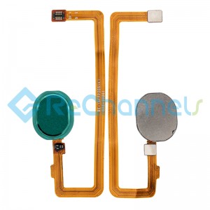 For Samsung Galaxy A10s SM-A107 Fingerprint Sensor Flex Cable Replacement - Green - Grade S+