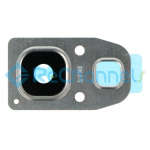 For Samsung Galaxy A5 2017 SM-A520/A7 2017 SM-A720 Rear Camera Lens with Bezel Replacement - Gold - Grade S+