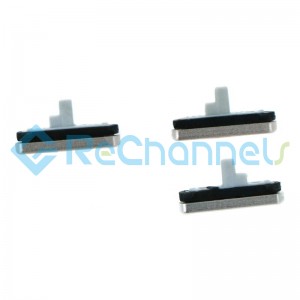 For Samsung Galaxy A5 2017 SM-A520/A7 2017 SM-A720 Side Keys Replacement (3pcs/set) - Gold - Grade S+