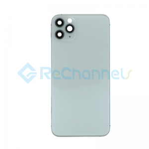 For Apple iPhone 11 Pro Max Rear Housing with Battery Door Replacement - Silver - Grade S+