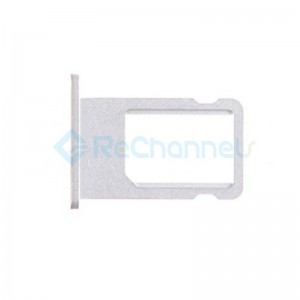 For Apple iPhone 6 SIM Card Tray Replacement - Silver - Grade S+