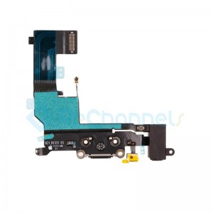 For Apple iPhone SE Charging Port Flex Cable Ribbon Replacement - Black - Grade S+