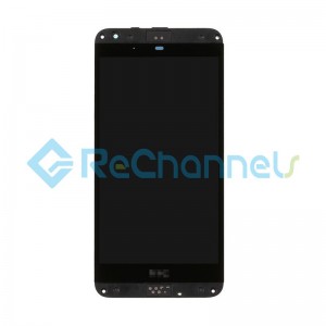 For HTC Desire 530 LCD Screen and Digitizer Assembly with Front Housing Replacement - Black - Grade S+