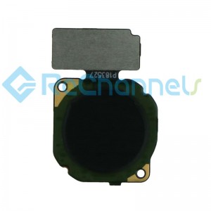 For Huawei P Smart+(nova 3i) Fingerprint Sensor Flex Cable Replacement - Black - Grade S+