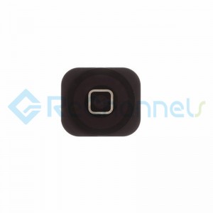 For Apple iPhone 5C Home Button Replacement - Black - Grade S+