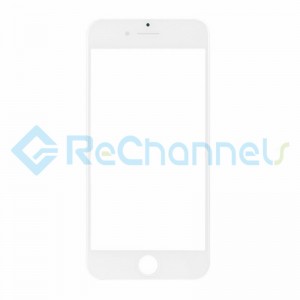 For Apple iPhone 7 Glass Lens Replacement - White - Grade S+