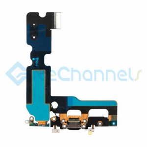 For Apple iPhone 7 Plus Charging Port Flex Cable Replacement - Black - Grade S+