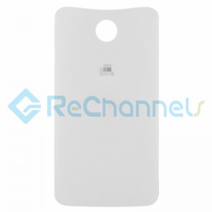 For Motorola Nexus 6 Battery Door Replacement - White- Grade S+