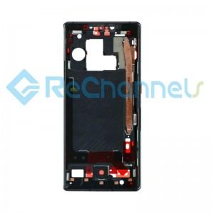 For Huawei Mate 30 Pro/Mate 30 Pro 5G Front Housing Replacement - Black - Grade S+