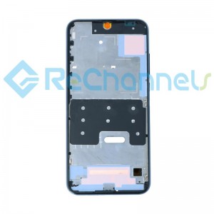 For Huawei Honor 20 Lite Front Housing Replacement - Black - Grade S+
