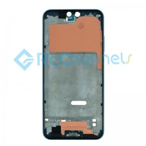 For Huawei Y9 2019 Front Housing Replacement - Blue - Grade S+