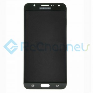 For Samsung Galaxy J7 SM-J700F LCD Screen and Digitizer Assembly Replacement - Black - Grade S+
