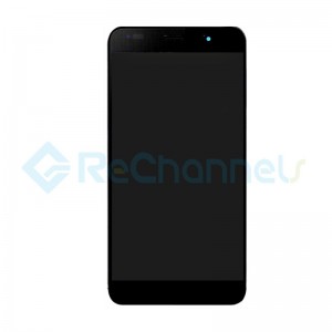 For Huawei Honor 6 LCD Screen and Digitizer Assemby with Front Housing Replacement (Dual SIM) - Black - Grade S